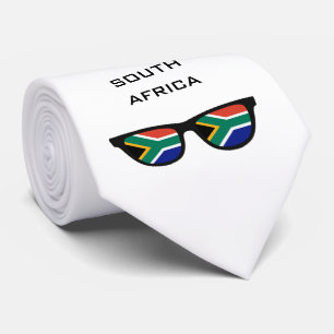 Afrique du Sud Shades texte et cravate couleur per