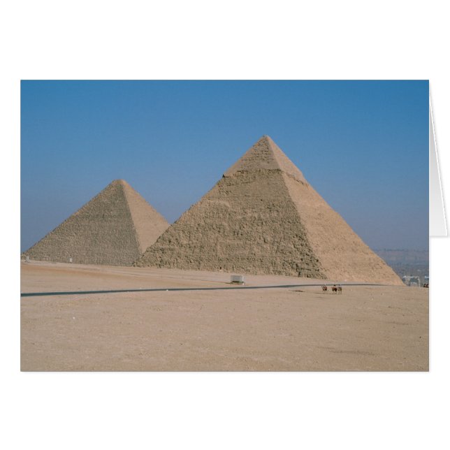 Afrique - Égypte - Le Caire - Grandes Pyramides de (Devant horizontal)