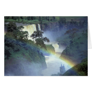 Afrique, Éthiopie, rivière Nil Bleu, cataracte.