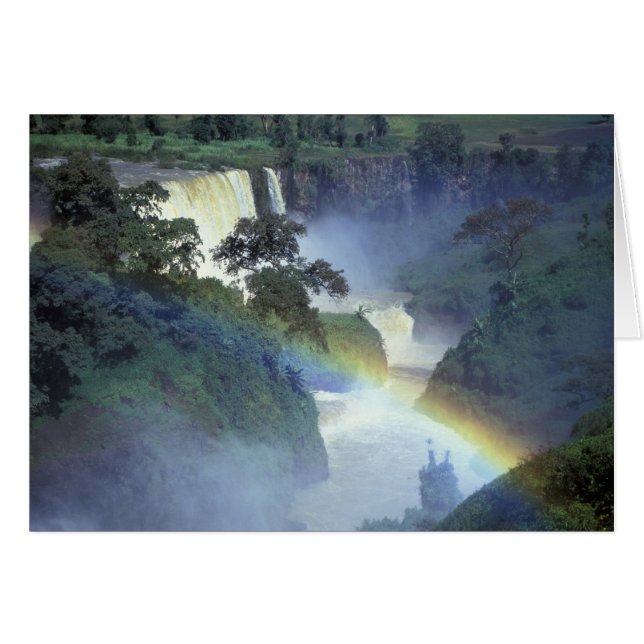 Afrique, Éthiopie, rivière Nil Bleu, cataracte. (Devant horizontal)
