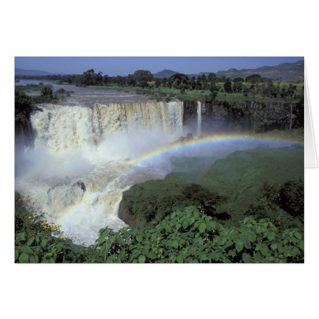 Afrique, Éthiopie, rivière Nil Bleu, Cataracte. 2 (Devant horizontal)