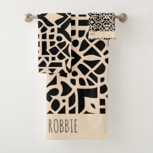 Afrique Maroc Motif géométrique beige