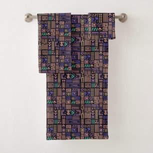 Afrique motif en tissu boueux Art moderne abstrait