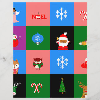afrique santa claus colorblock
