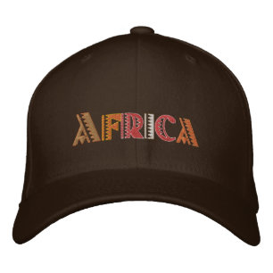 Afrique Terre couleurs casquette de base-ball