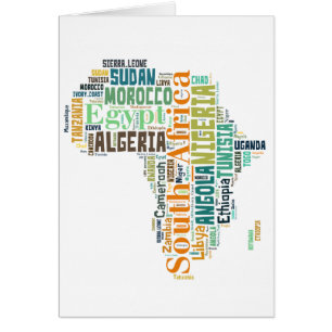 Afrique Word Art