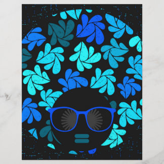 Afro Diva Bleu
