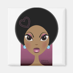 Afro Love Magnet