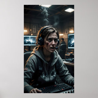 After the Last Round Wounded Gamer Poster