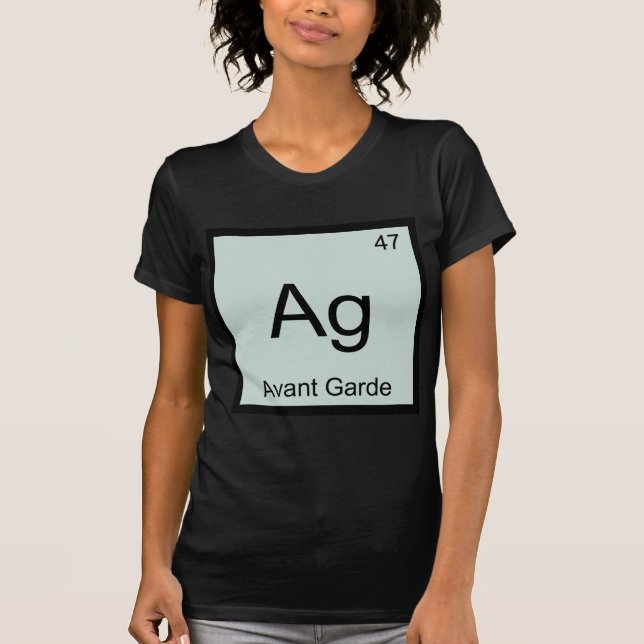 Ag - Avant Garde T-Shirt Symbole d'élément de chim (Devant)
