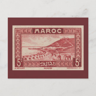 Agadir, Maroc - Carte postale