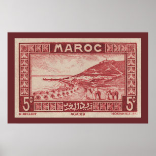 Agadir, Maroc - Poster