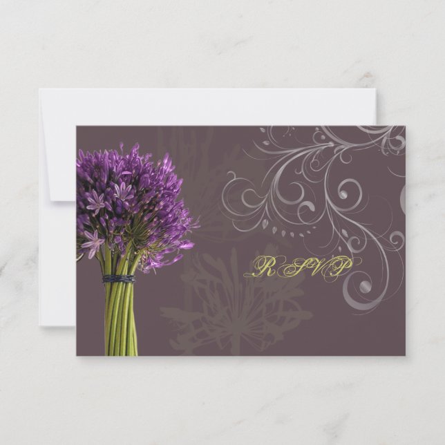 Agapanthus RSVP | Couleur de fond DIY (Devant)