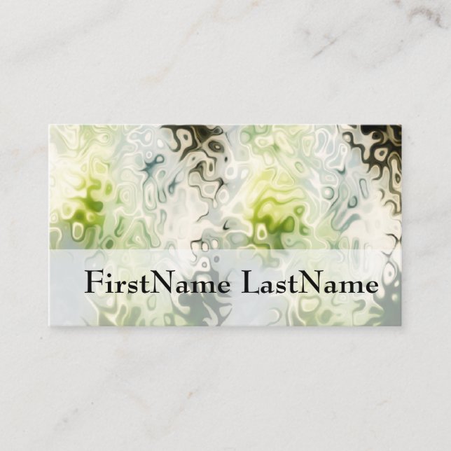 Agate Art Personnalisé Cartes de visite indestruct (Devant)
