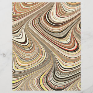 Agate Brown Marbre Motif Swirl Art & Craft Papier