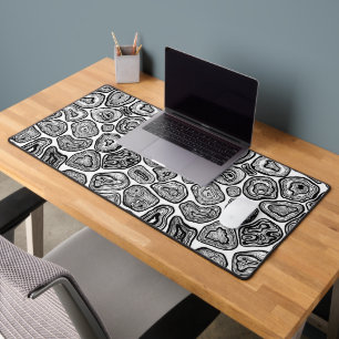 Agate les tranches en noir et blanc