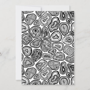 Agate les tranches en noir et blanc