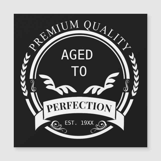 Âgé à la perfection (Devant)