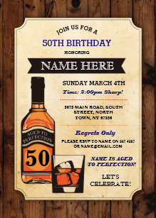 Invitations Faire Part Cartes Anniversaire Whiskey Zazzle Fr
