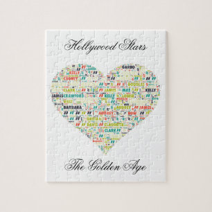 Age d'or des étoiles d'Hollywood puzzle