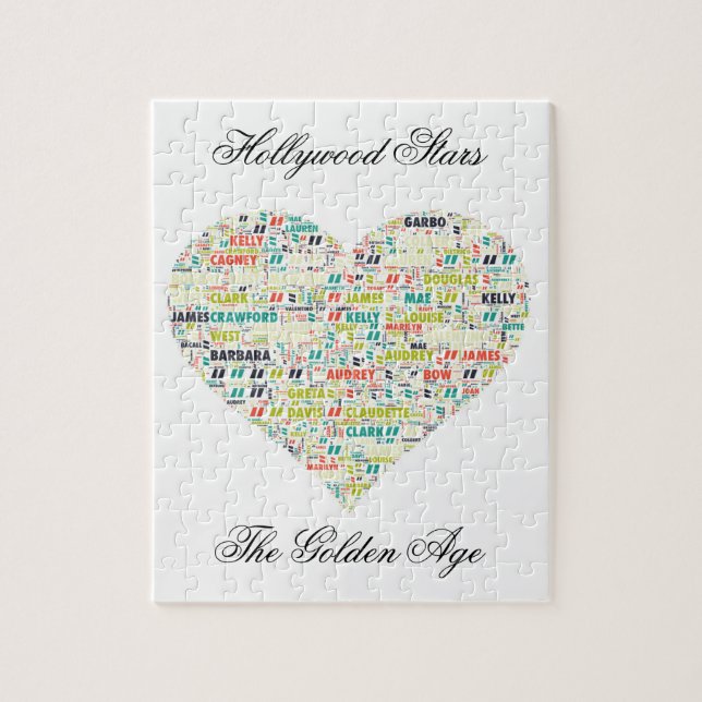 Age d'or des étoiles d'Hollywood puzzle (Vertical)