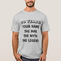 Age spécifique Anniversaire t-shirt l'homme mythe 