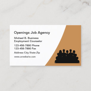 Agence de l'emploi moderne Cartes de visite