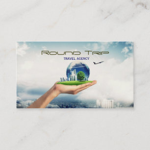 Agence de voyages, agent, Carte de visite