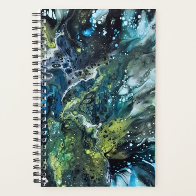 Agenda d'artiste. Motif abstrait. Anetka. (Devant)