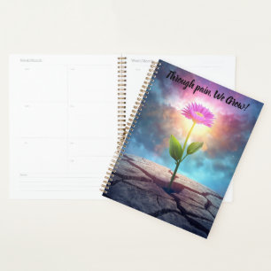 agenda fleur inspirational cahier de notes