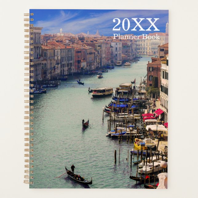 Agenda non daté à thème Venise (Devant)
