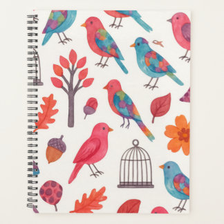 Agenda Pássaros e Flores DESING