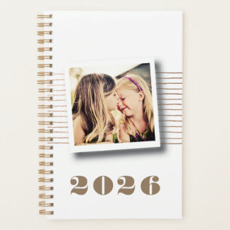 Agenda personnalisé avec photos 2026