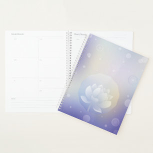 Agenda quotidien à couverture rigide Blooming Lotu