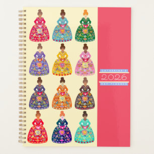 Agenda quotidien des dames d'art folklorique festi