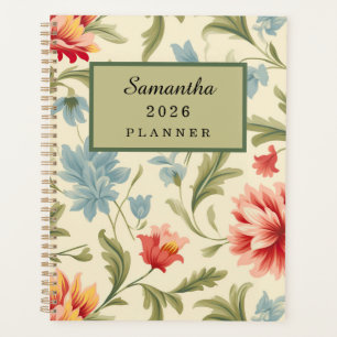 Agenda vintage floral 2026