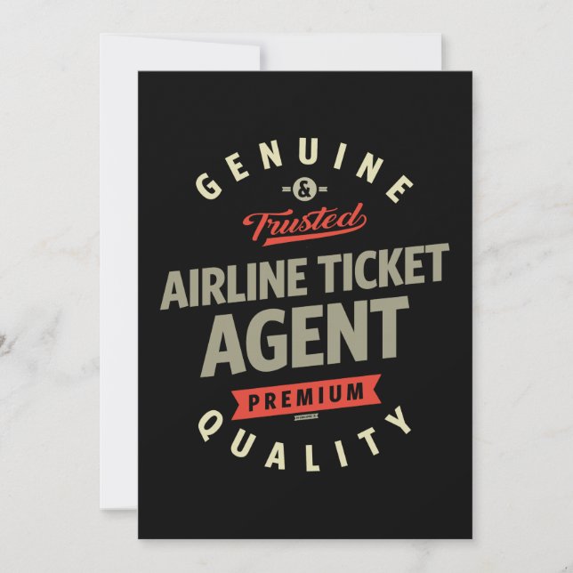 Agent de billet aérien (Devant)