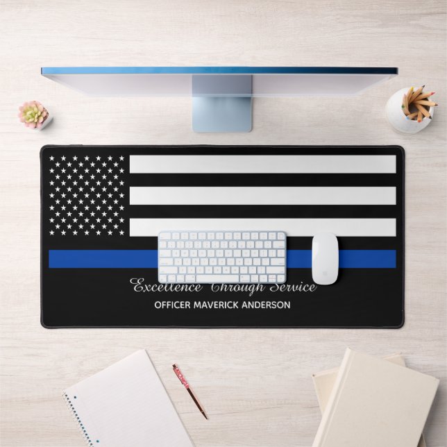 Agent de police Thin Blue Line (Bureau 1)