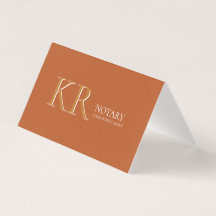 Agent de signature de notaire public Monogramme te