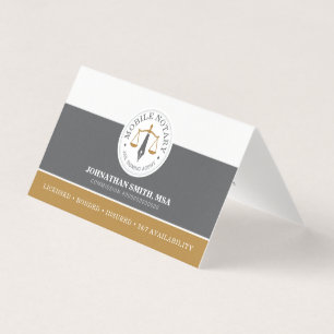 Agent de signature juridique mobile Linen Gris Or