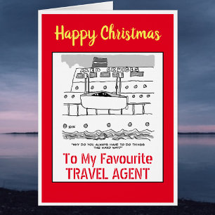 Agent de voyages Joyeux Noël