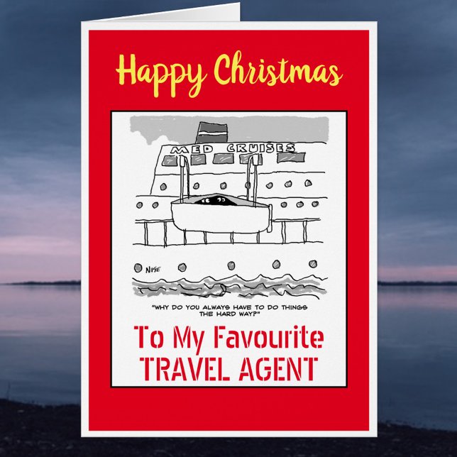 Agent de voyages Joyeux Noël (Créateur téléchargé)
