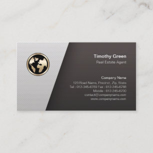 Agent immobilier Carte de visite minimaliste simpl