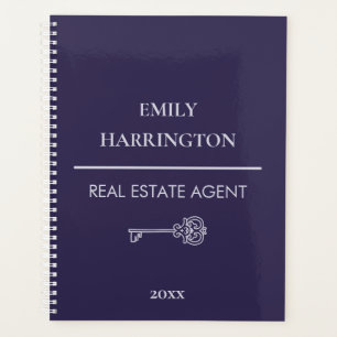 Agent immobilier classique clé violet