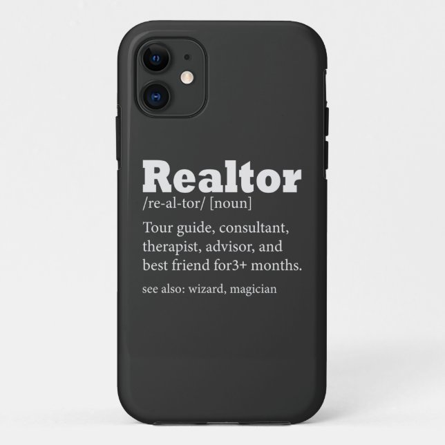 Agent immobilier Realtor Funny Iphone 14 Coque (Dos)