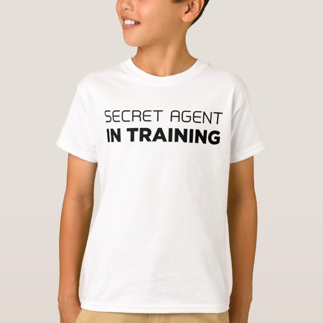 Agent secret dans le T-shirt de formation (Devant)