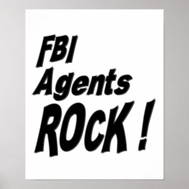 Agents du FBI Rock ! Impression de l'affiche (Devant)