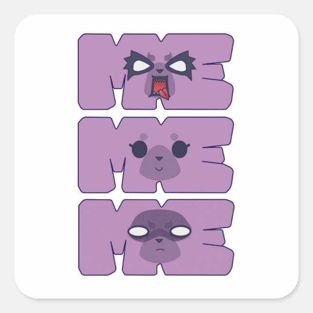 Aggrestuko ! Autocollant (Devant)