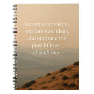 Agir sur votre journal de notes de vision
