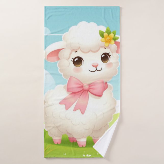 Agneau de Pâques (Serviette de bain)